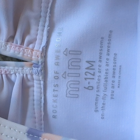 🍋✨ NWT rockets of awesome leopard one piece swimsuit size 6-12mo - Picture 5 of 7